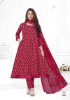 Anarkali Vol 4 By Kundan Cotton Anarkali Kurtis Set 